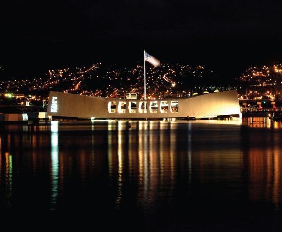 Pearl Harbour and USS Arizona Memorial